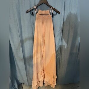 LOFT Apricot Halter Dress